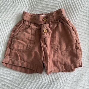 Zara light linen shorts with pockets